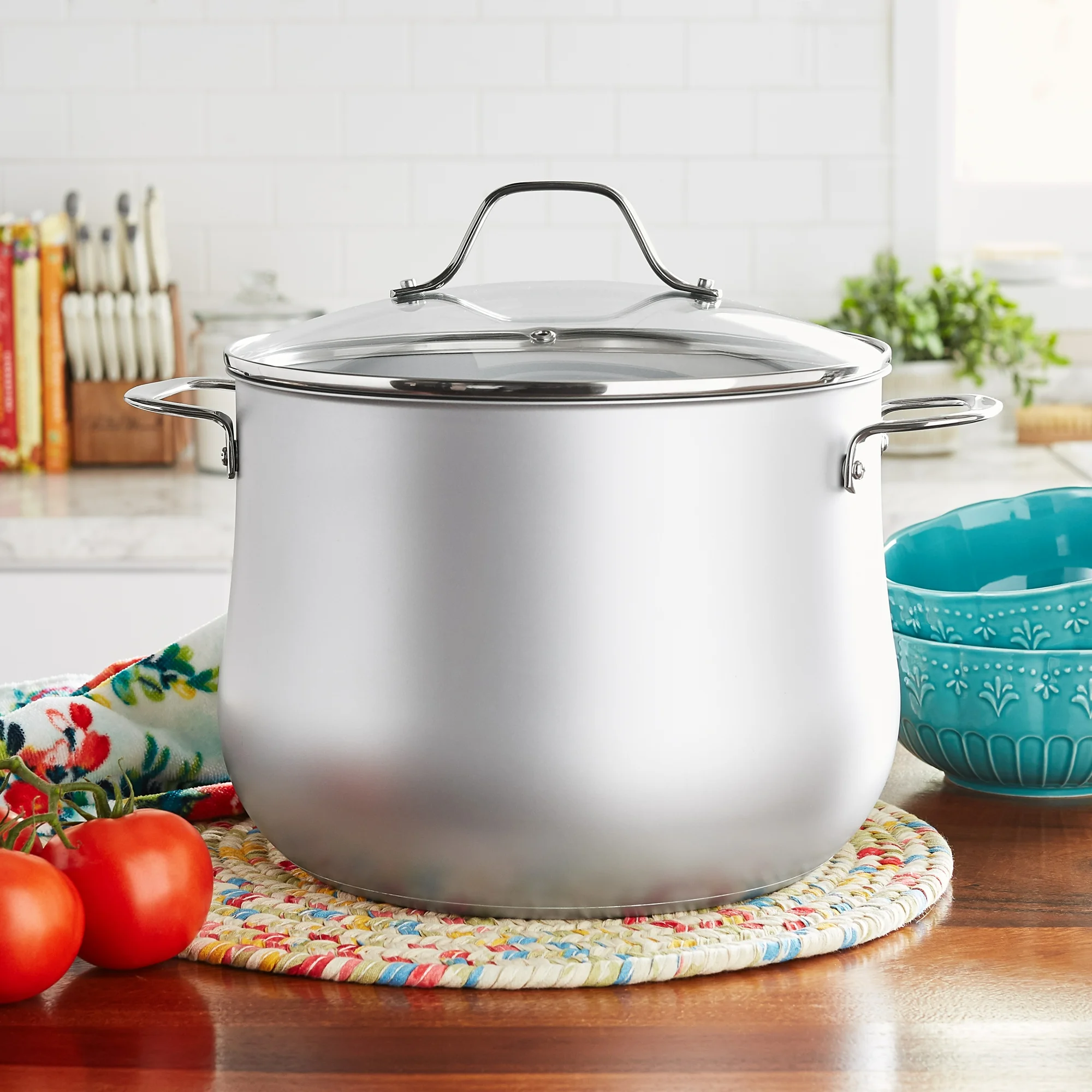 12-Quart Stainless Steel Stock Pot - Image 2
