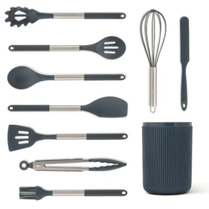 10-Piece Silicone Gadget Set - Blue